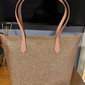 Kate Spade Sparkling Rose Gold Tote